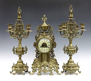 French 3 pc Clock Set (1 of 5)