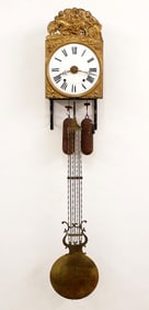 French Morbier Wall Clock