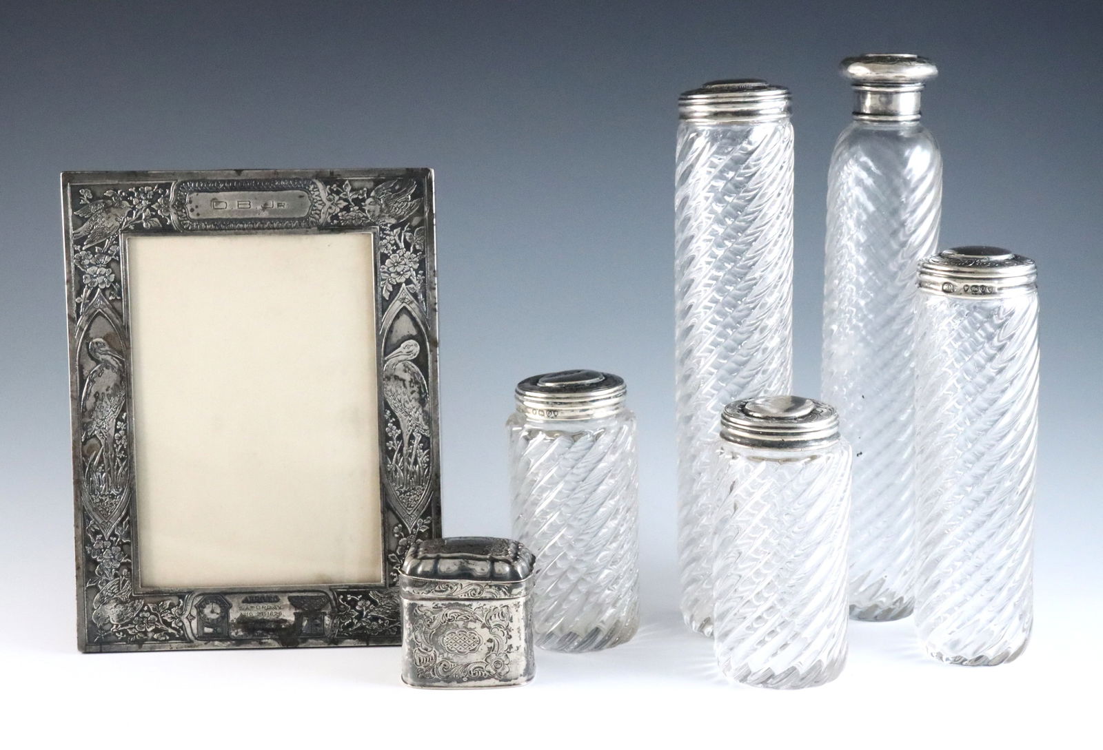 7 Silver & Glass Items (1 of 1)