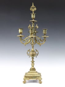 French Bronze Candelabrum