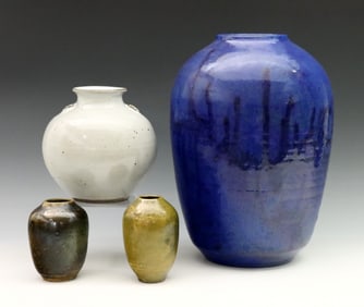 4 Jugtown Pottery Vases