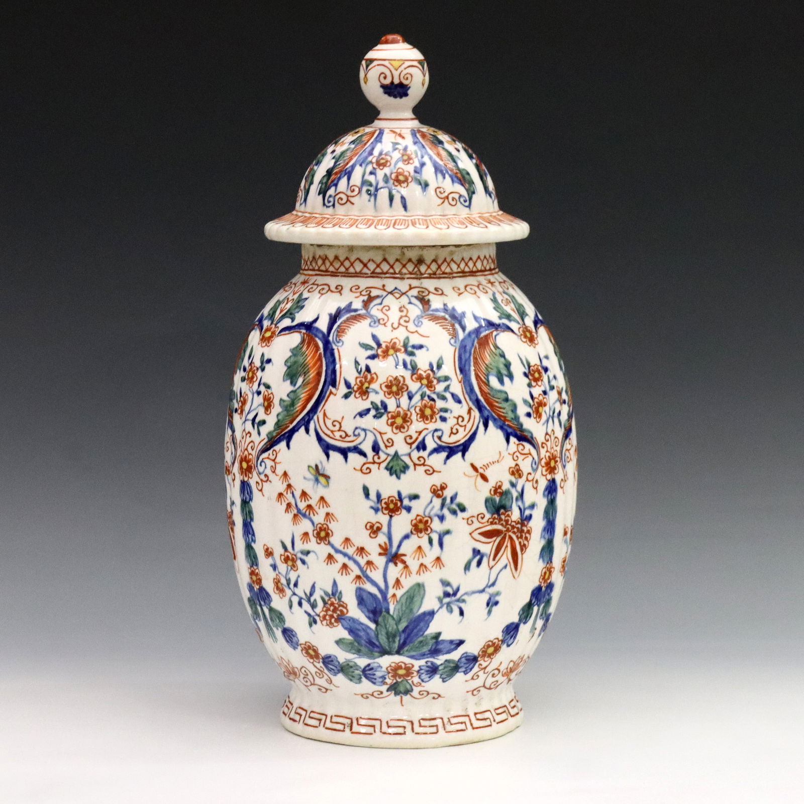 Delft Earthenware Covered Jar (1 of 3)