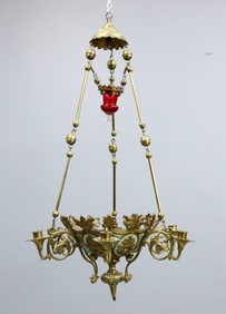 Brass Chandelier