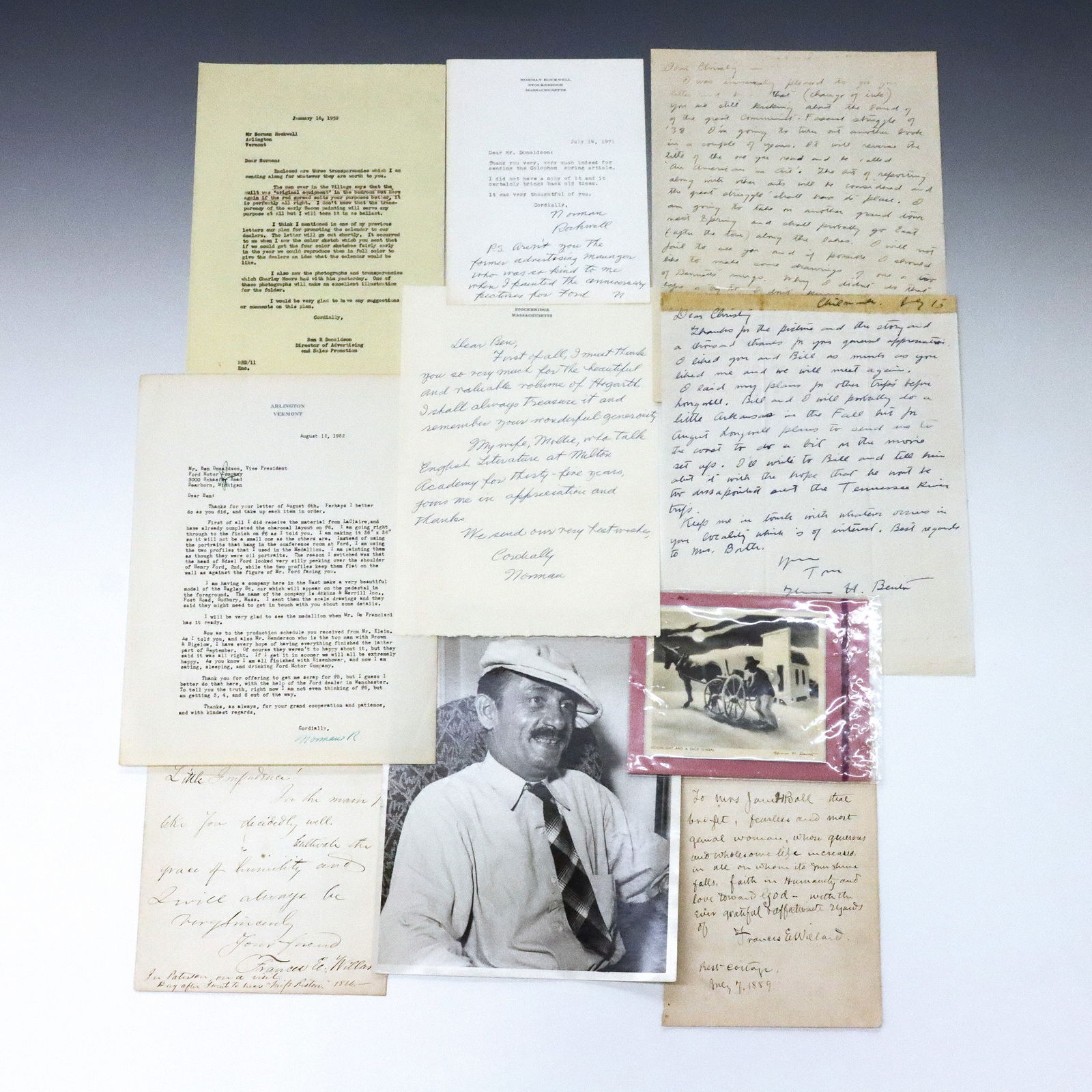 Collection of Rockwell, Benton & Willard Ephemera (1 of 11)