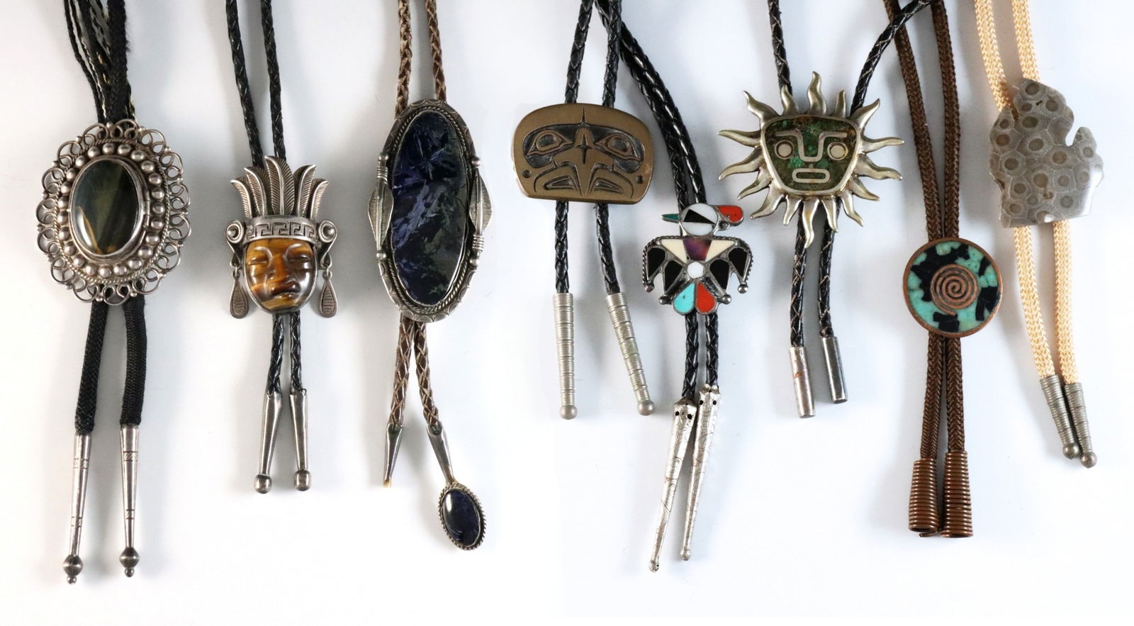 8 Vintage Bolo Ties (1 of 5)