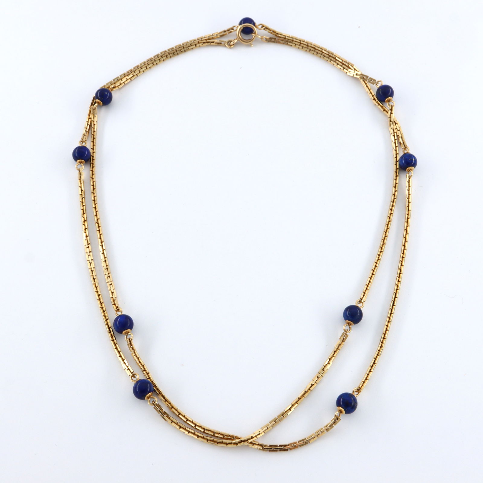 14k Gold & Lapis Lazuli Necklace (1 of 3)