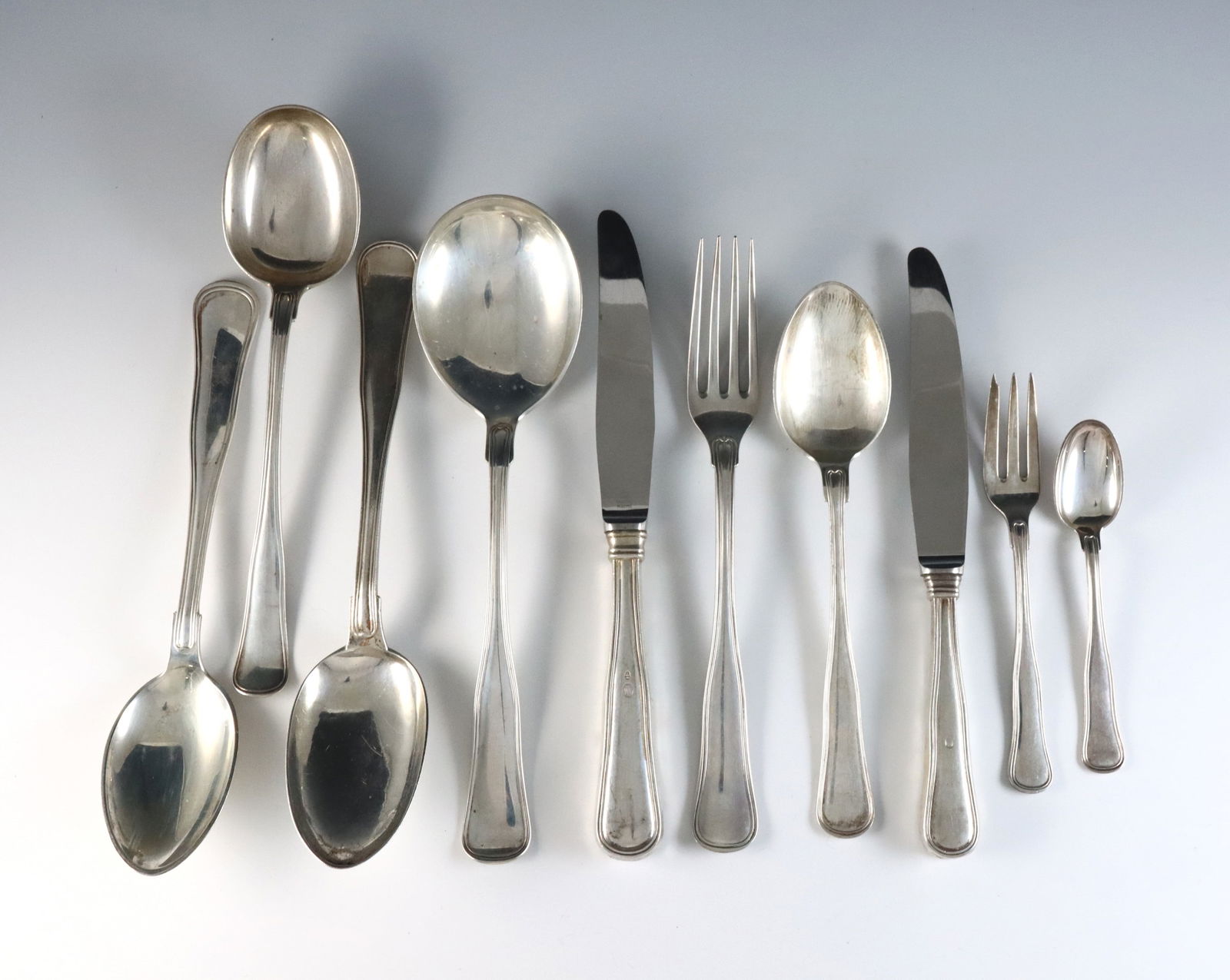 99 pc Danish Silver Flatware (1 of 1)