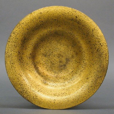 Tiffany Bronze bowl: An early 20th century Tiffany Studios gilded Bronze bowl. Impressed signature "Tiffany Stvdios, New York, 1708". Minor wear. 9" diameter. ESTIMATE $200-300