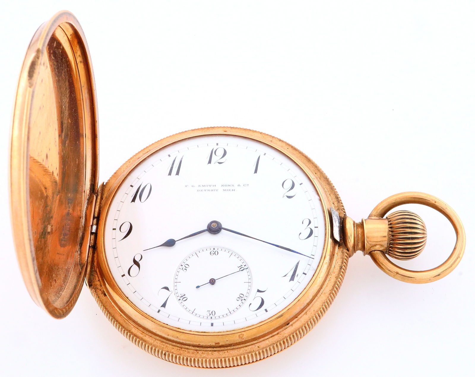 E. Koehn 14k Gold Pocket Watch (1 of 9)