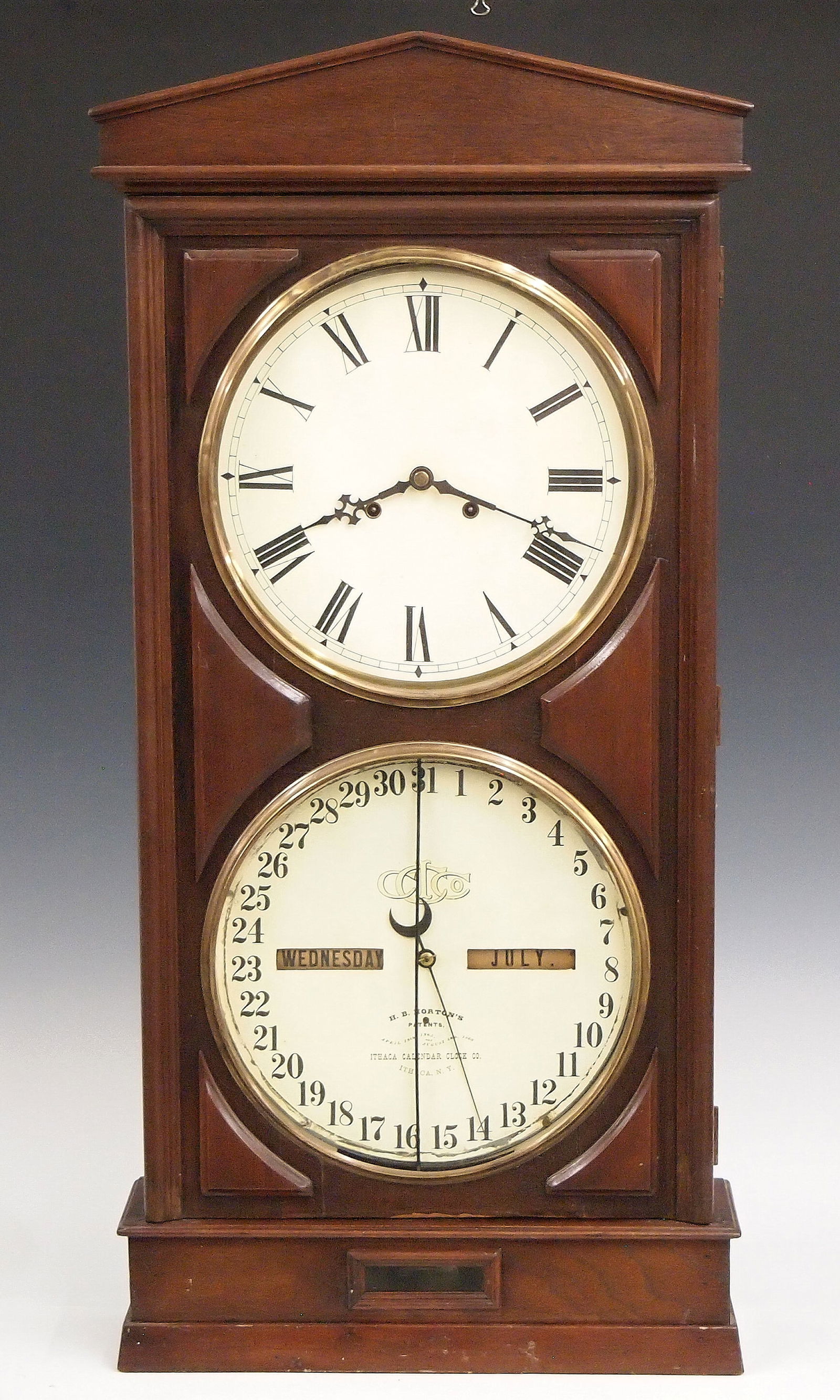 Ithaca No. 3 Bank Model Shelf Clock (1 of 6)