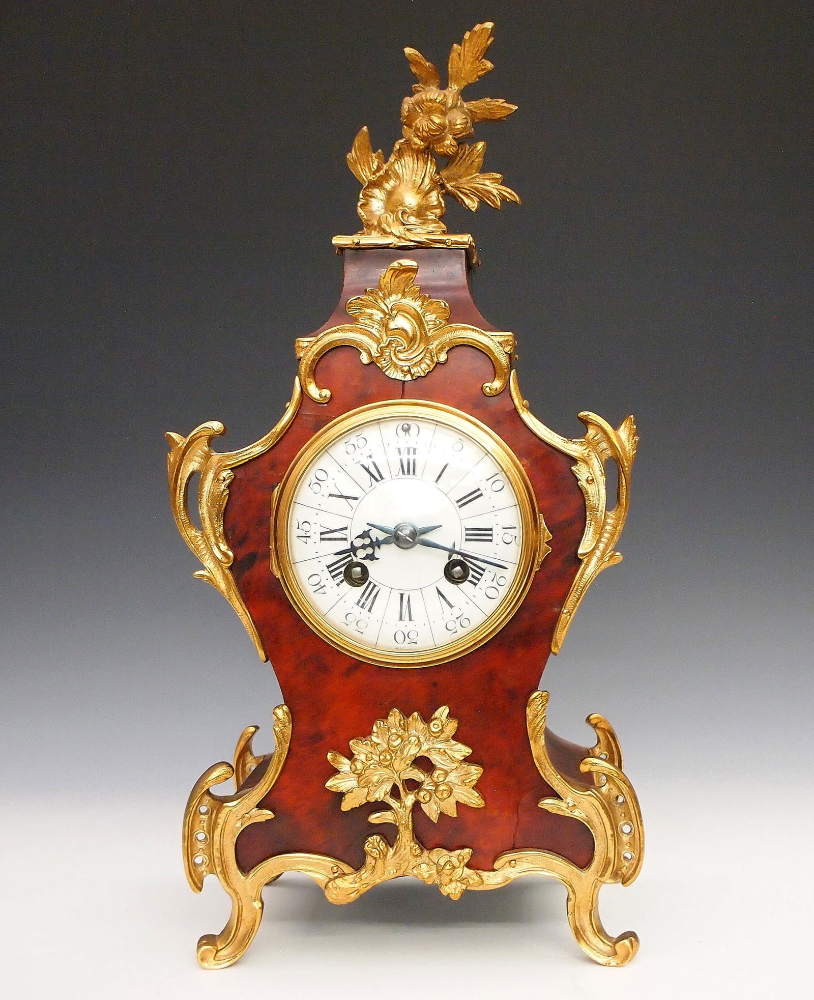 French Louis XV Style Table Clock (1 of 5)