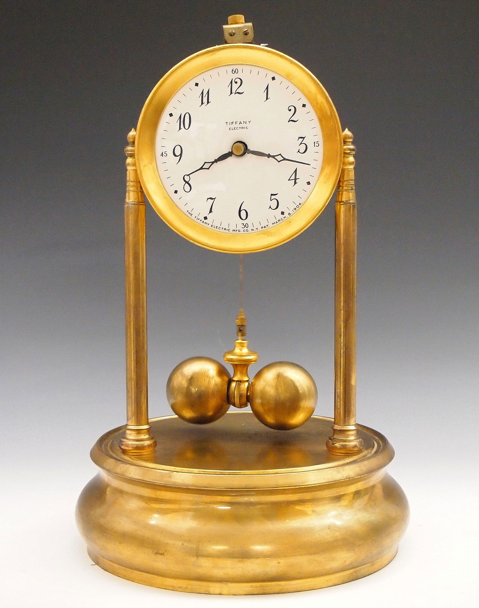 Tiffany Electric Torsion Clock (1 of 5)