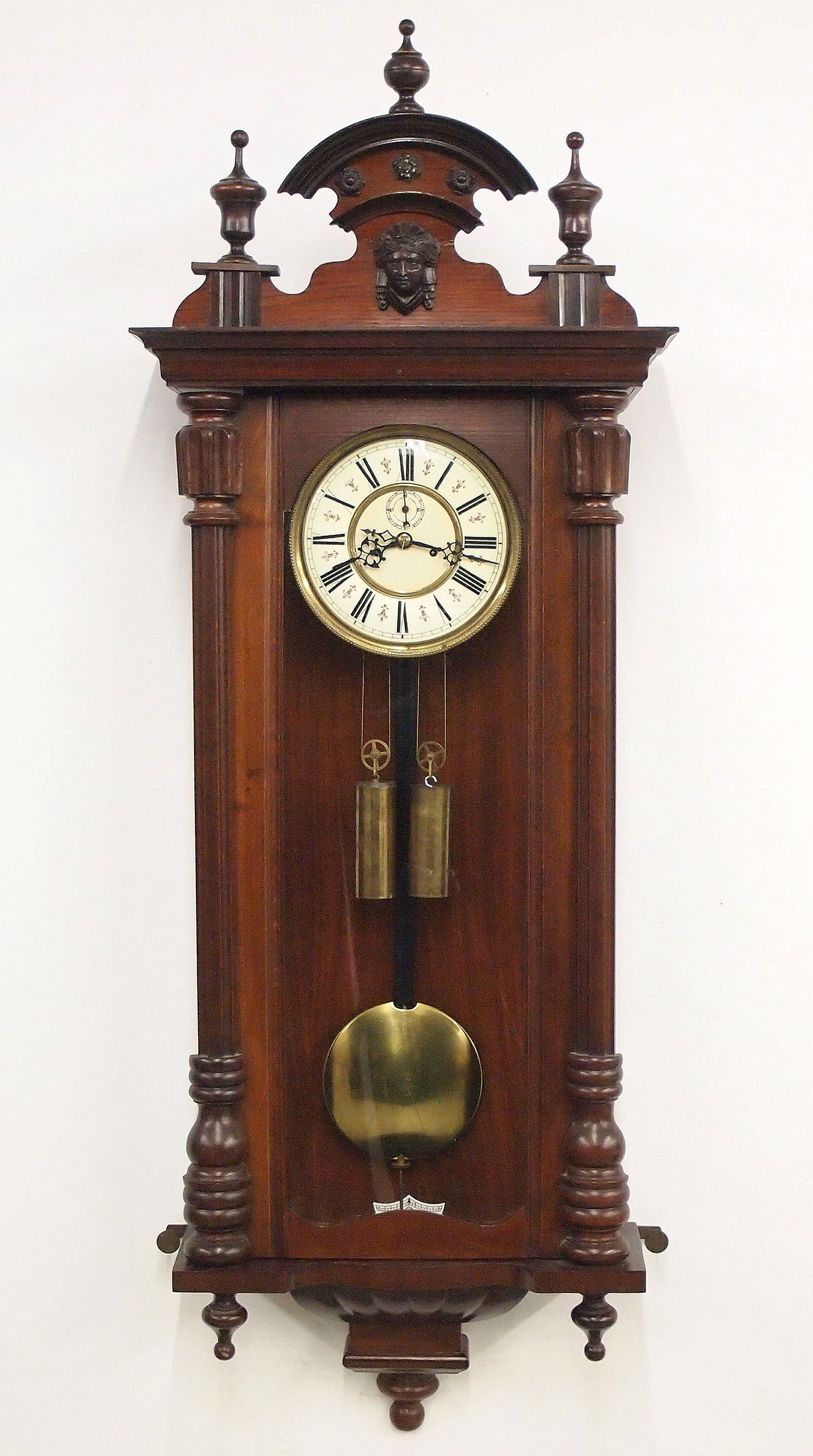 2 Weight Vienna Regulator Wall Clock (1 of 6)