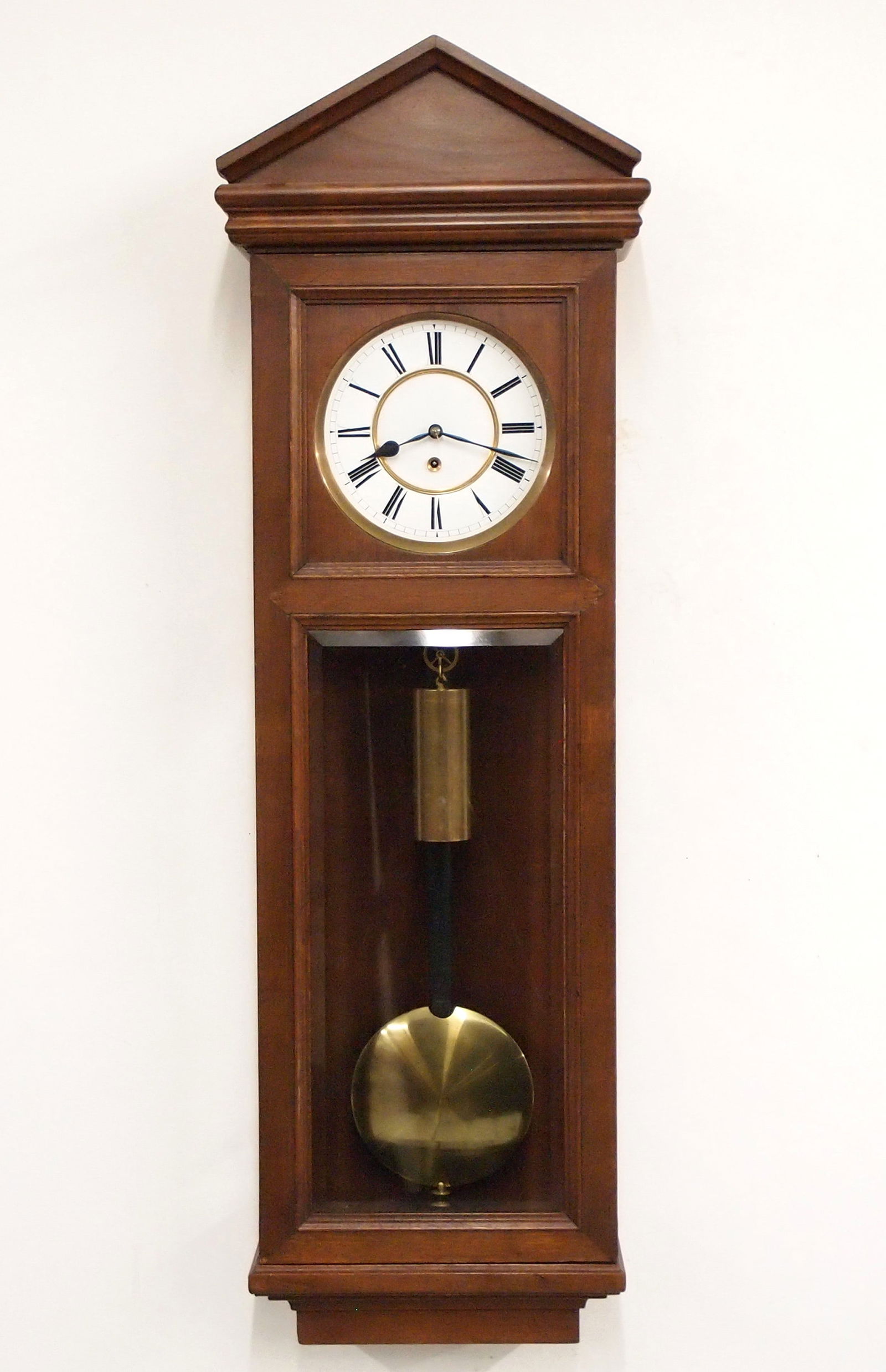 1 Weight Vienna Regulator Wall Clock (1 of 4)