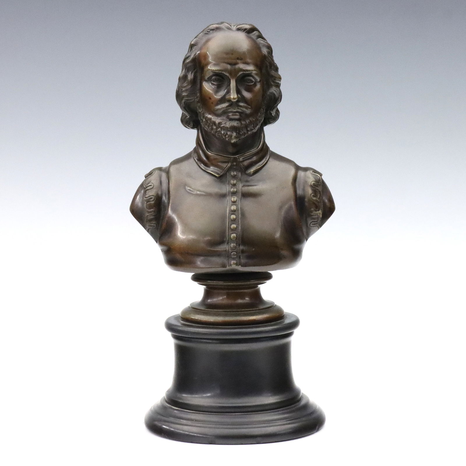 F.M. Miller Bronze Bust of Shakespeare (1 of 4)