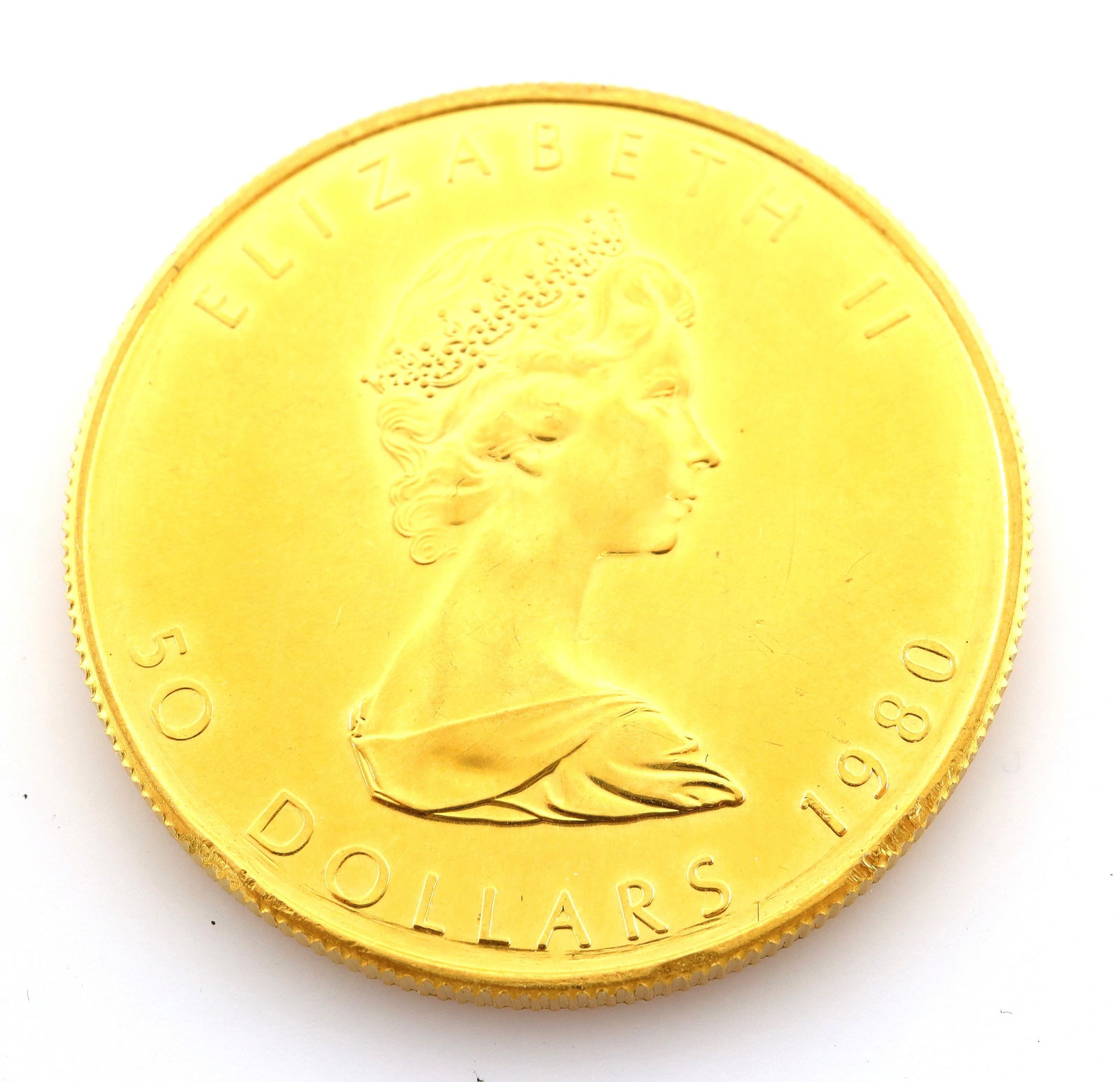 1980 Canadian Gold Maple Leaf $50 Coin (1 of 2)