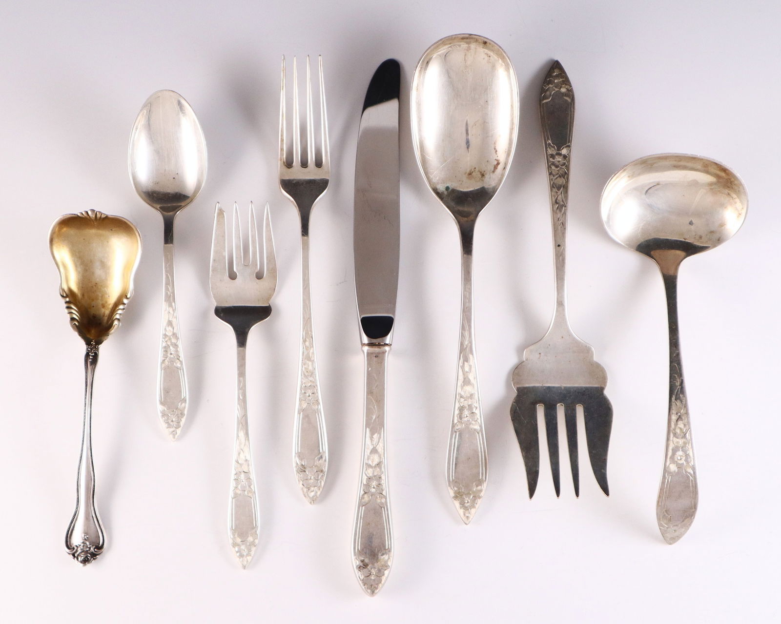 36 pc Stieff Lady Claire Sterling Flatware (1 of 2)