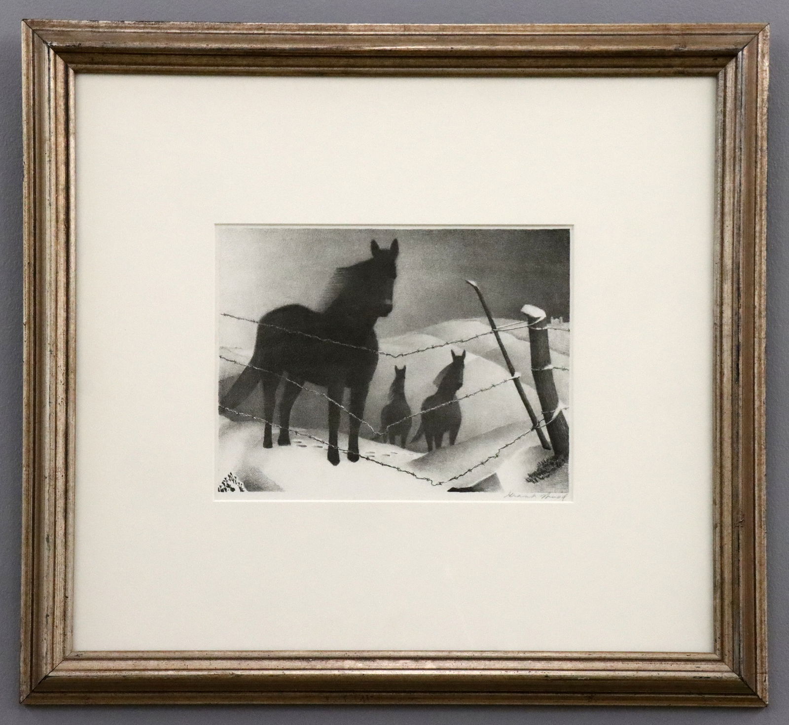 Grant Wood February Lithograph (1 of 14)