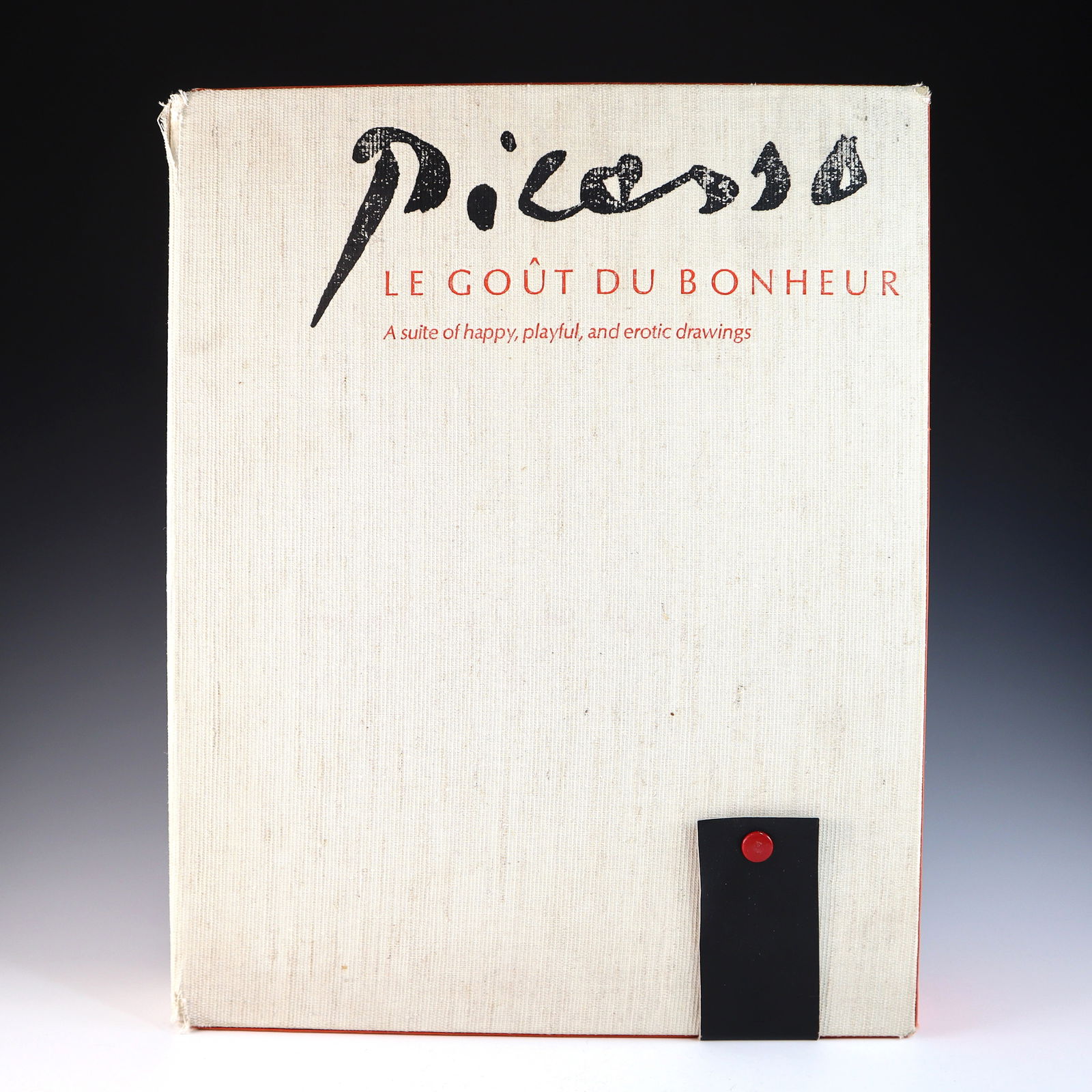 Picasso Book of Lithographs: Pablo Picasso, Spanish, 1881-1973. Book entitled "Le Gout du Bonheur: A Suite of Happy, Playful, and Erotic drawings", 1970. Album 499, Harry N. Abrams, Inc. Publishers New York, re-creations printed