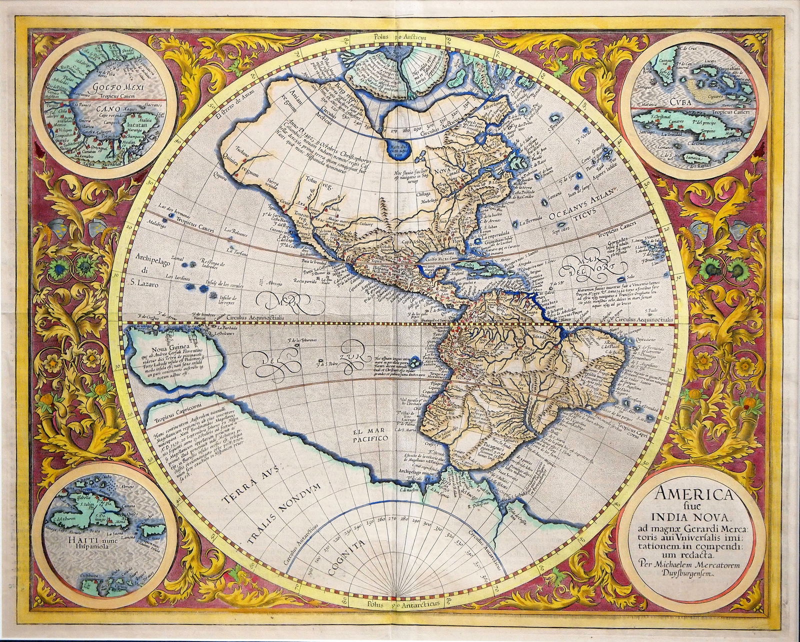 1595 Map By Michael Mercator (1 of 6)