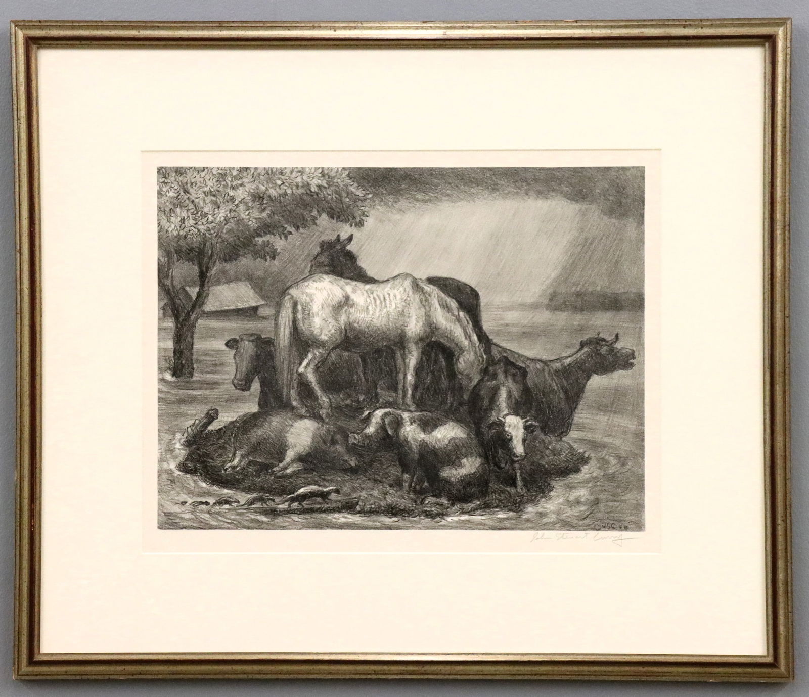 John S. Curry Sanctuary Lithograph (1 of 5)