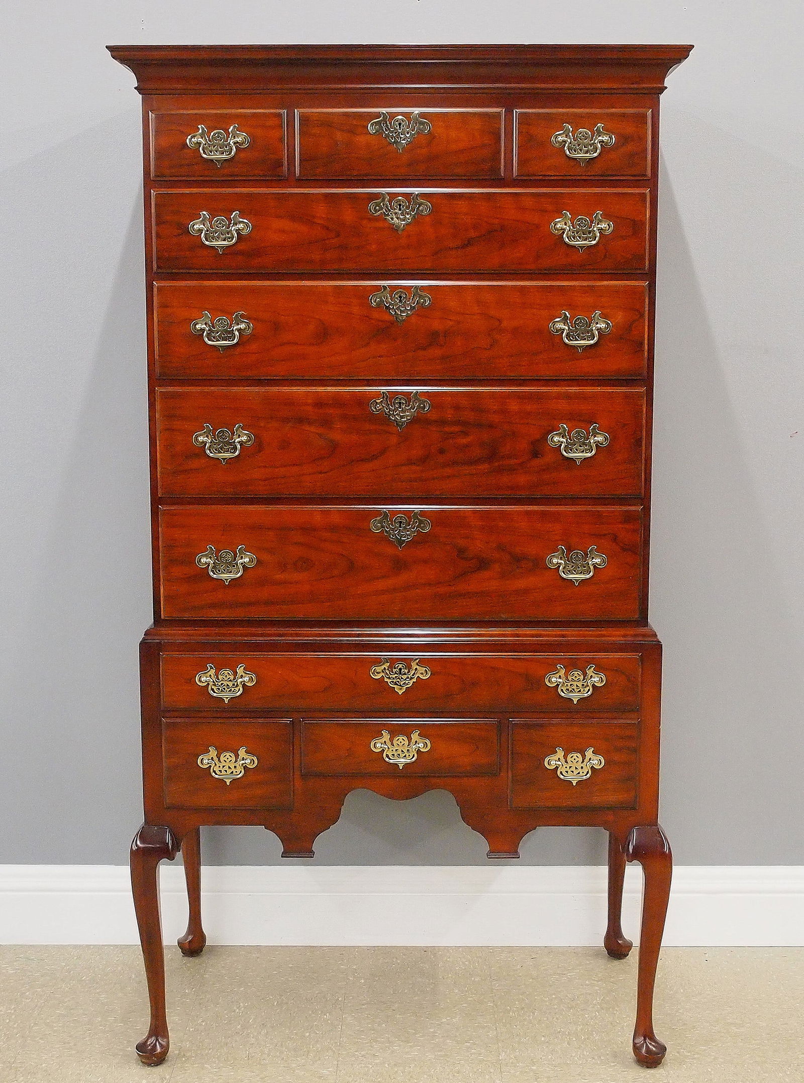 Kindel Queen Anne Style Highboy (1 of 4)