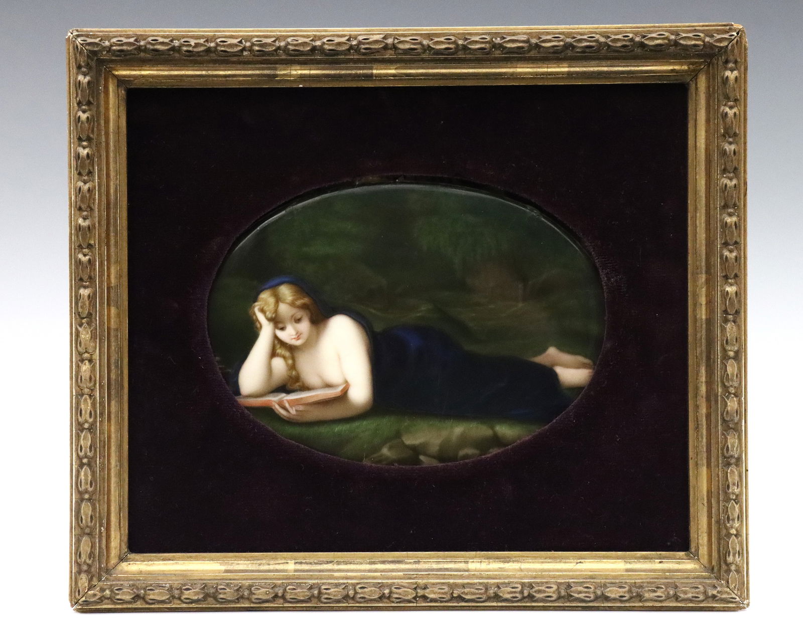 German Porcelain Plaque After Correggio (1 of 2)