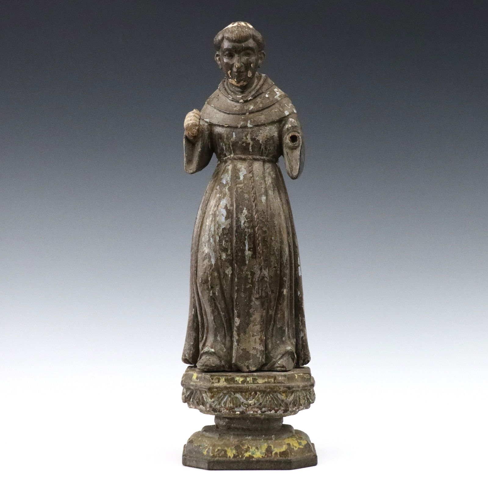 Spanish Colonial Santos Figure of St. Francis (1 of 3)