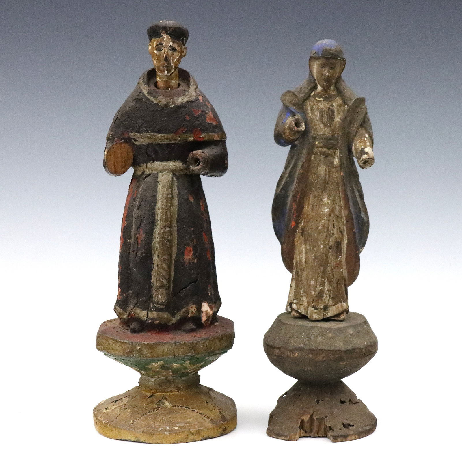 2 Spanish Colonial Santos Figures (1 of 2)