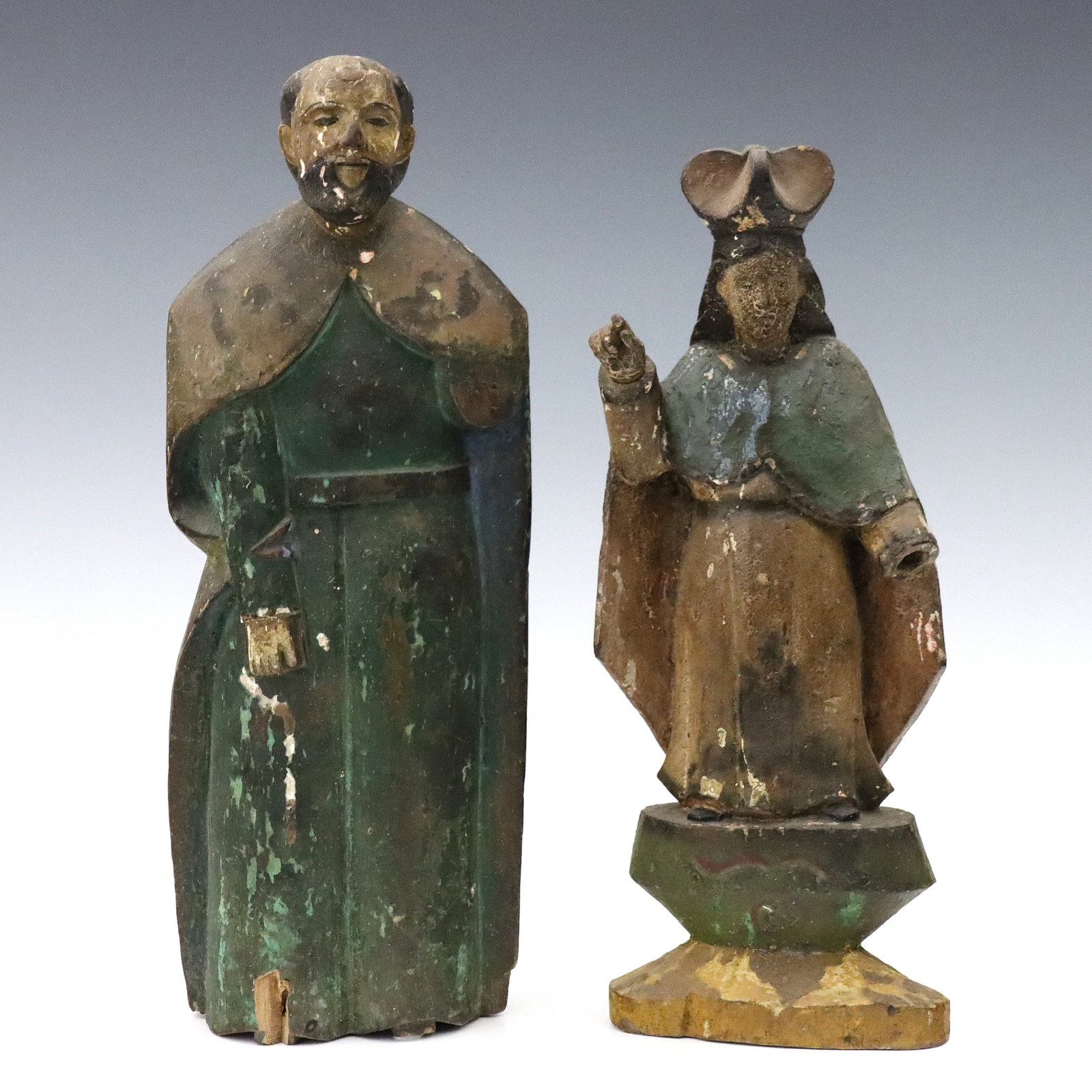 2 Spanish Colonial Santos Figures (1 of 2)