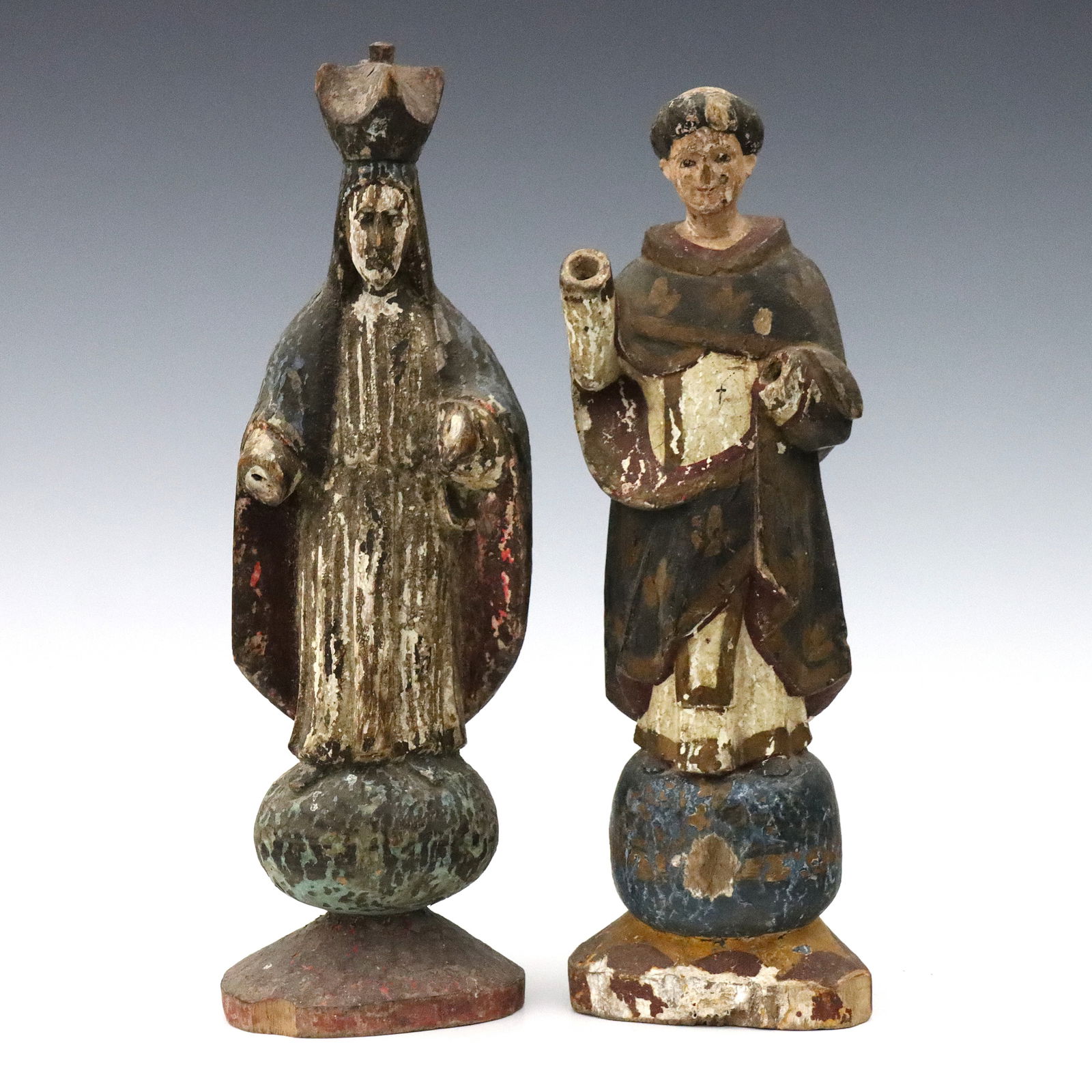 2 Spanish Colonial Santos Figures (1 of 2)