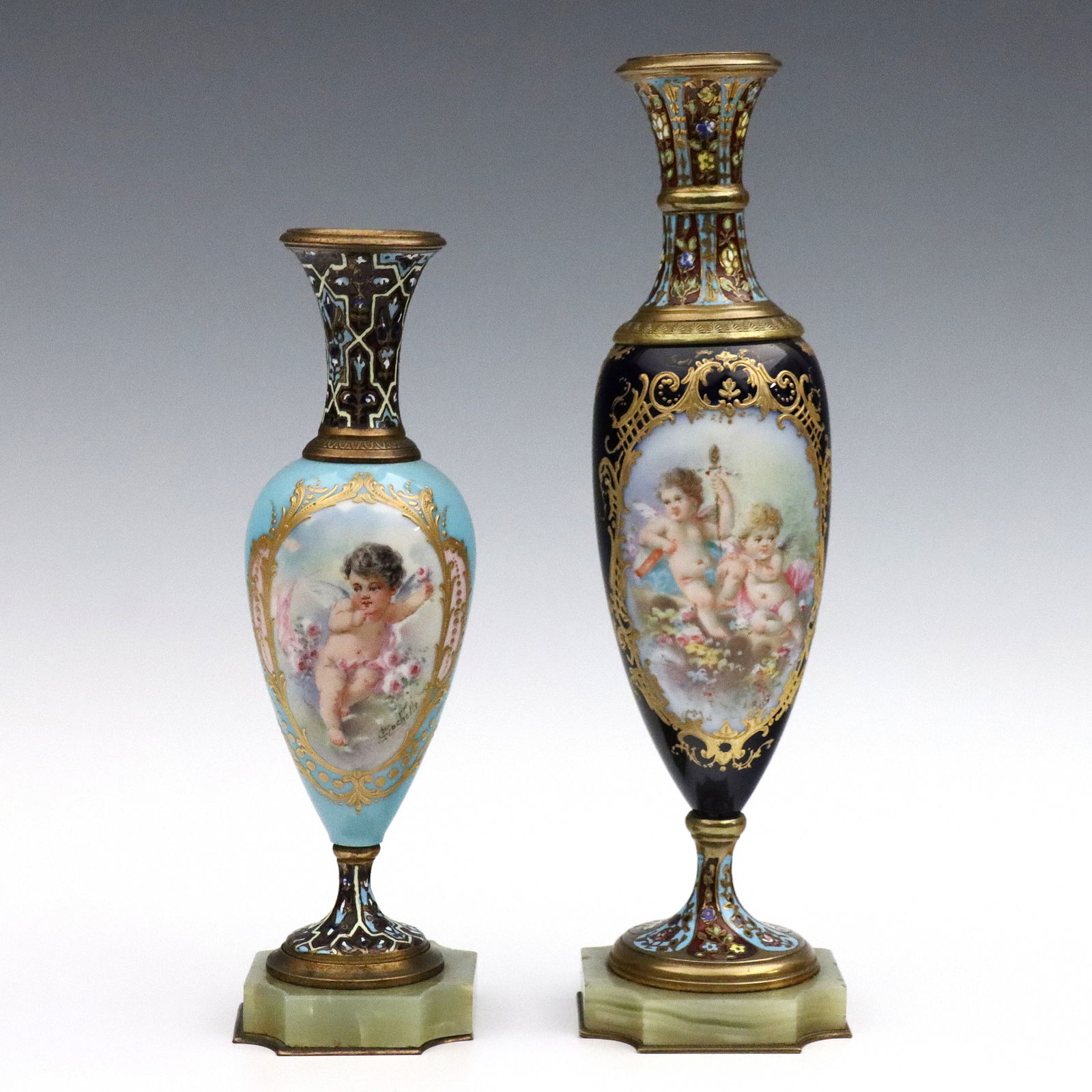 2 French Garniture Vases (1 of 4)