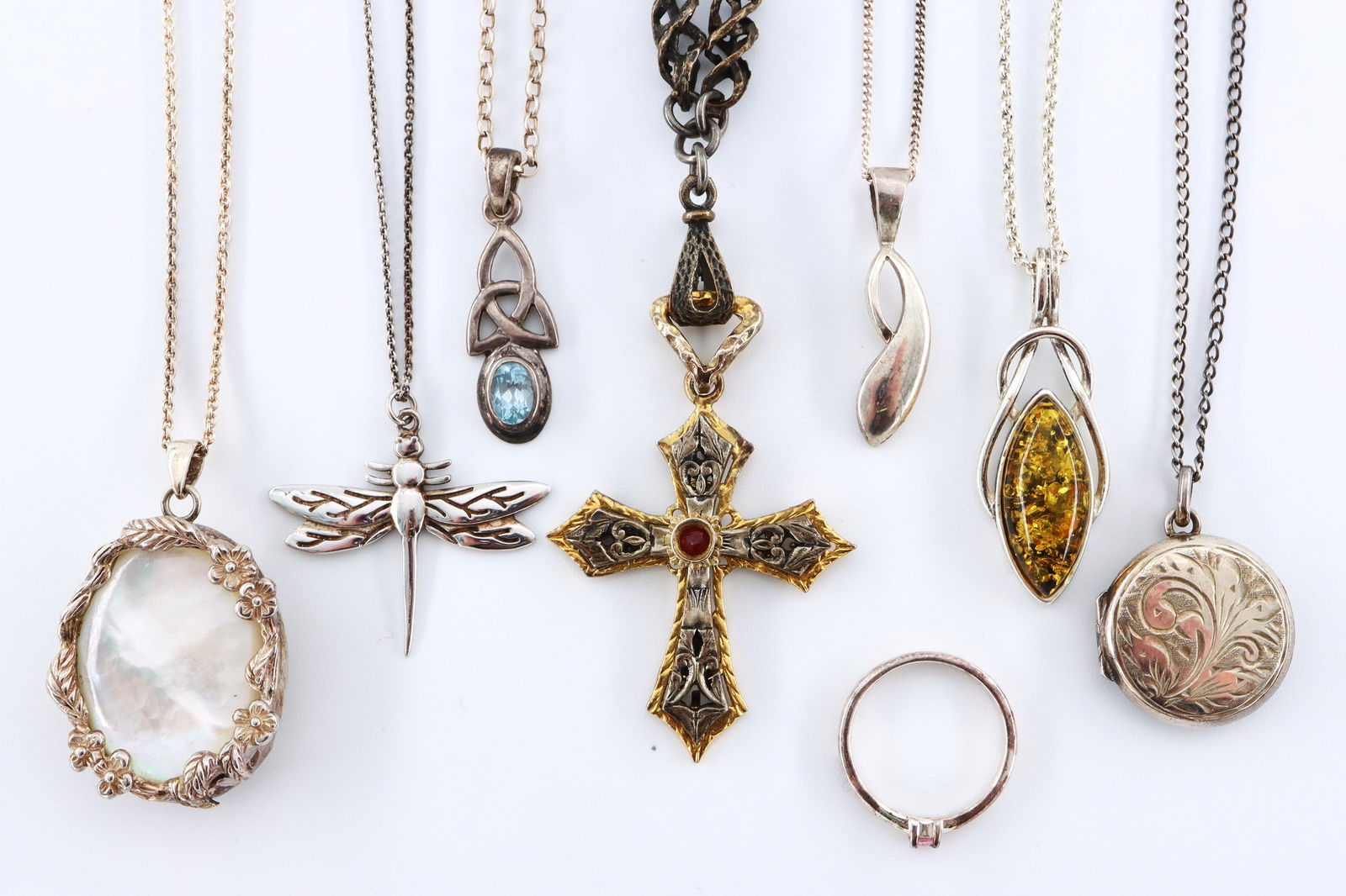 8 pc Silver Jewelry (1 of 1)