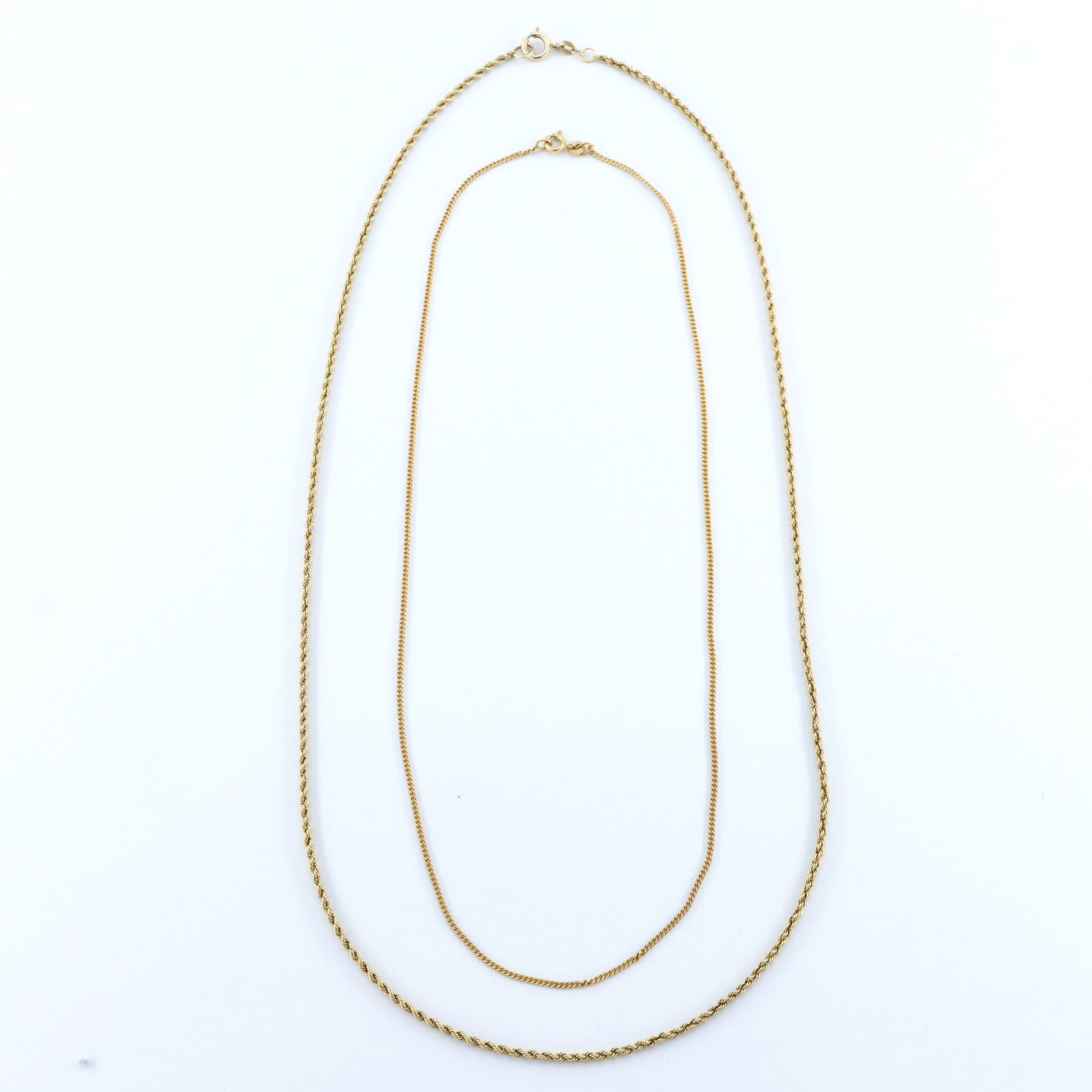 2 Italian 18k Gold Chains (1 of 3)