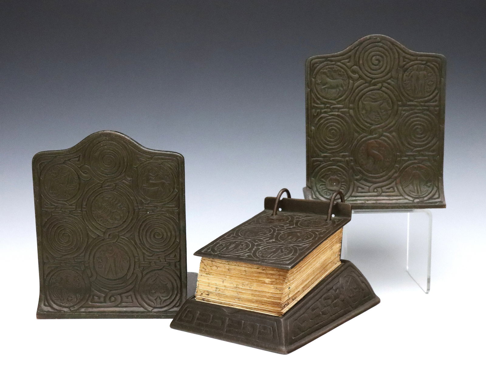 3 Tiffany Zodiac Desk Items (1 of 4)