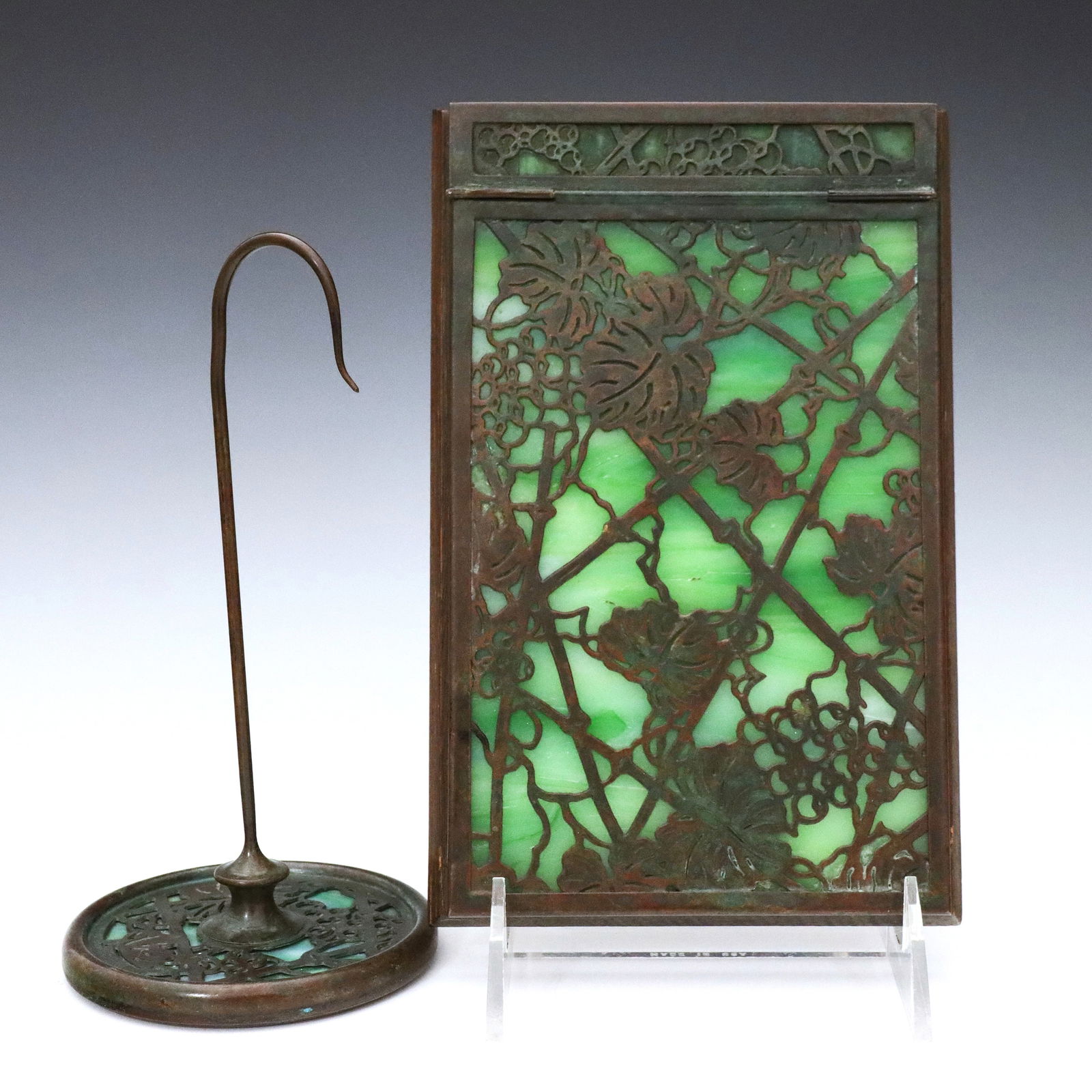 2 Tiffany Grapevine Desk Items (1 of 4)