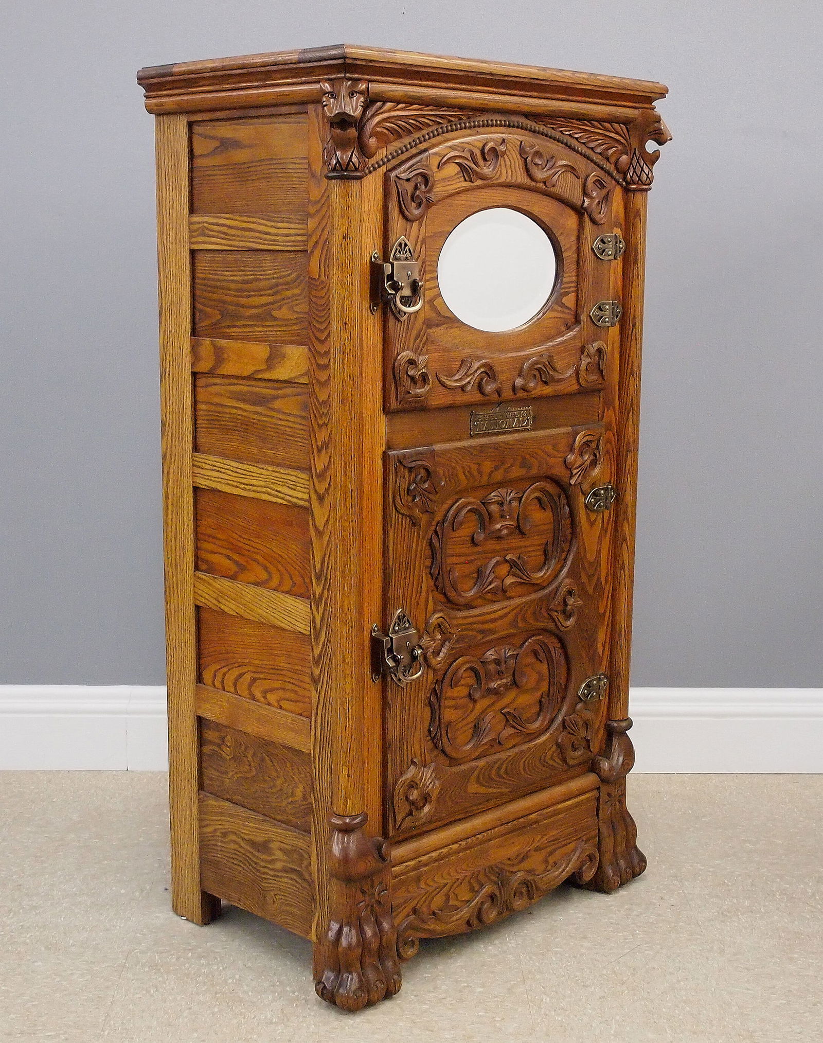 Fancy Oak Icebox - 4