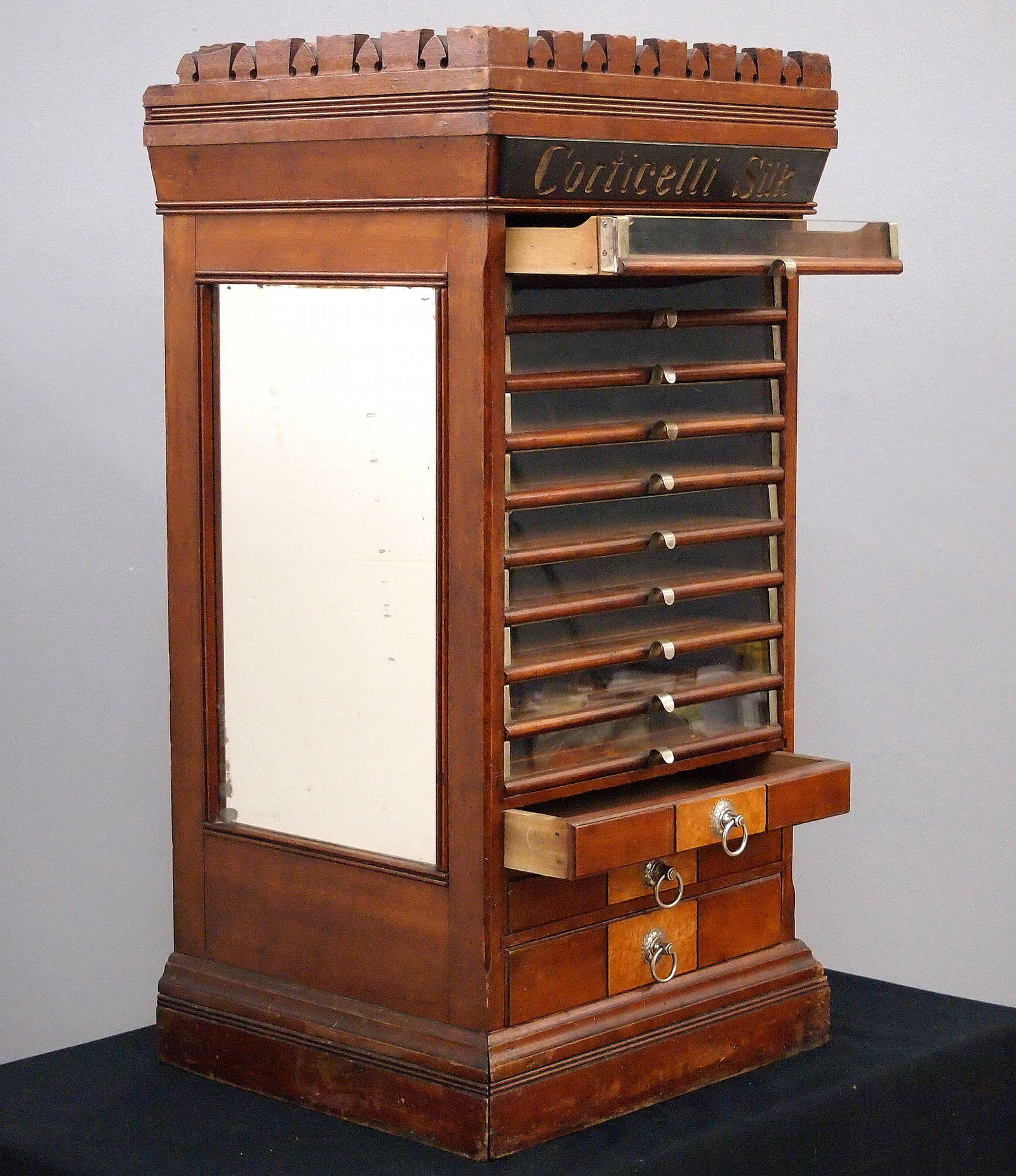Corticelli Silk Thread Cabinet - 4