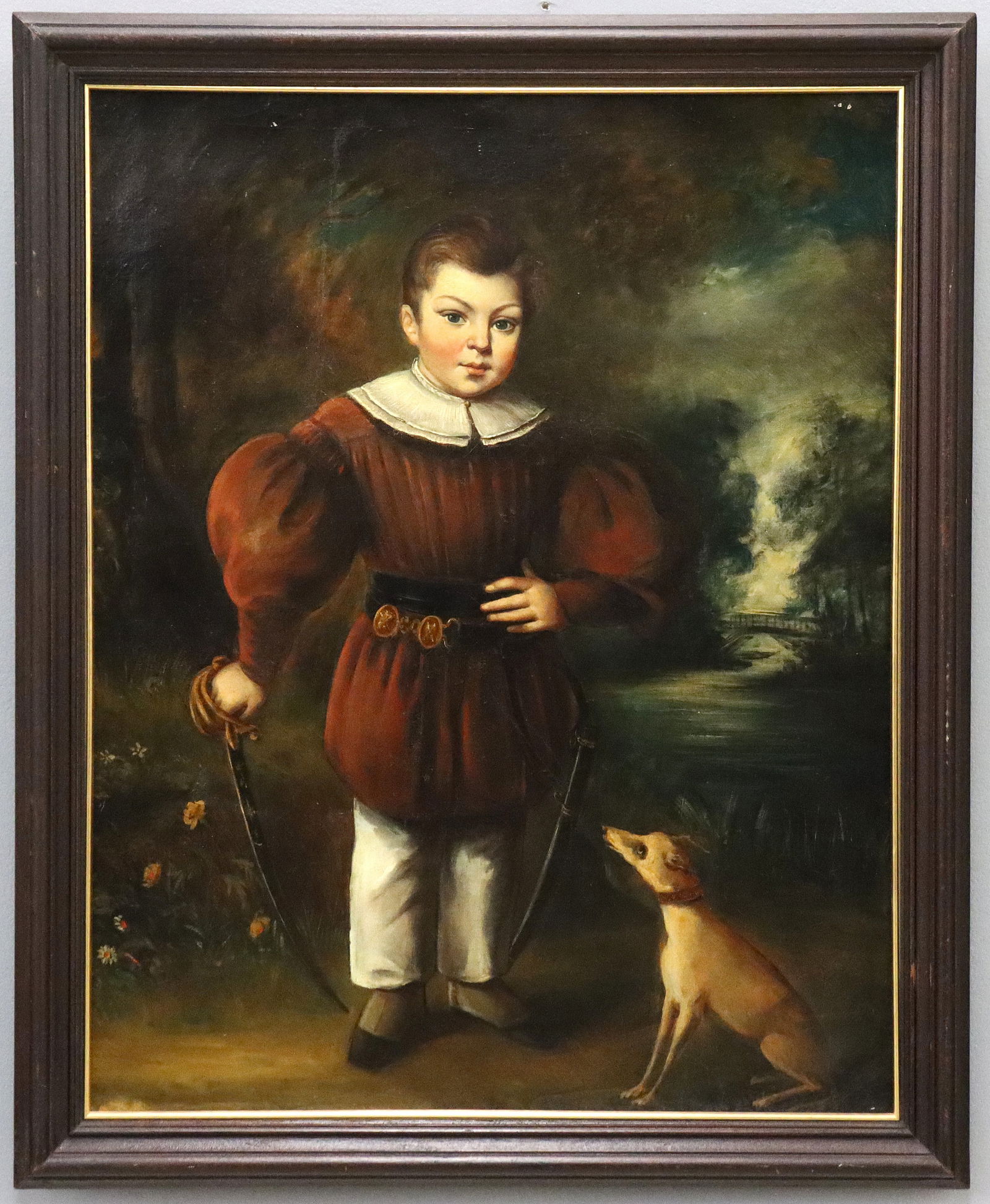 English Portrait of a Boy and Dog (1 of 6)