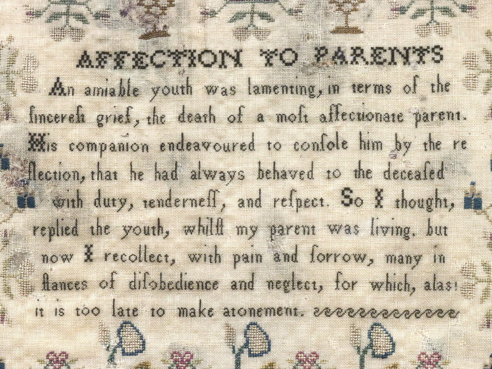 Scottish Needlework Sampler - 3