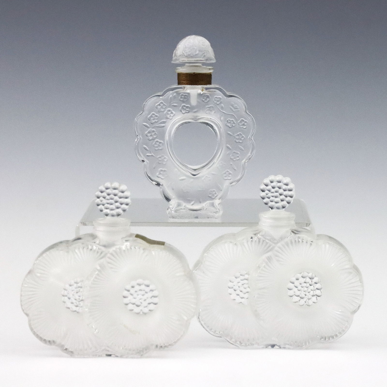 3 Lalique Perfume Bottles (1 of 2)