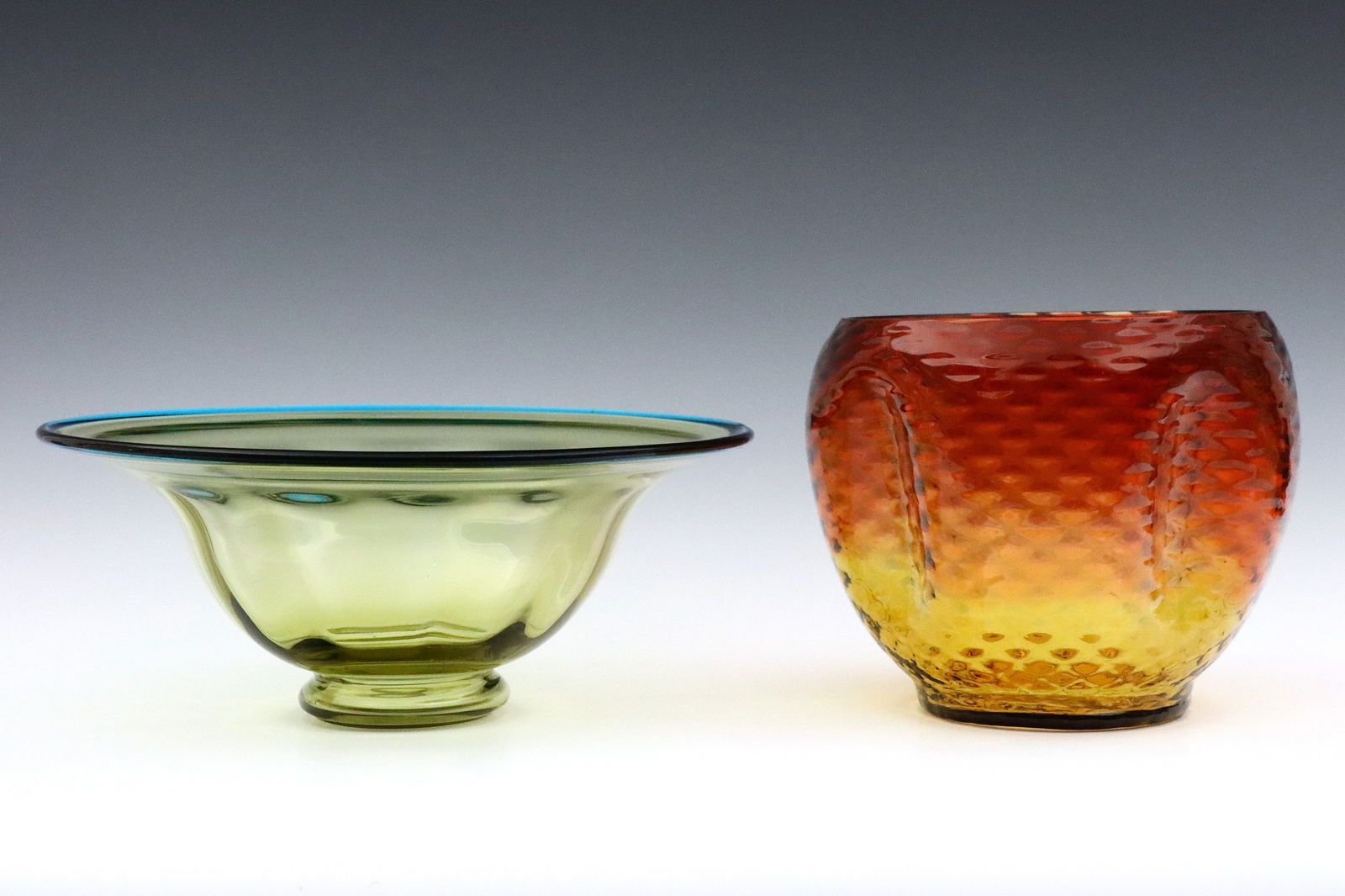 2 pc Art Glass (1 of 2)