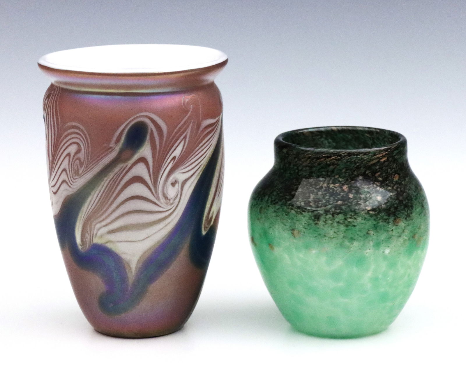2 Art Glass Vases (1 of 3)