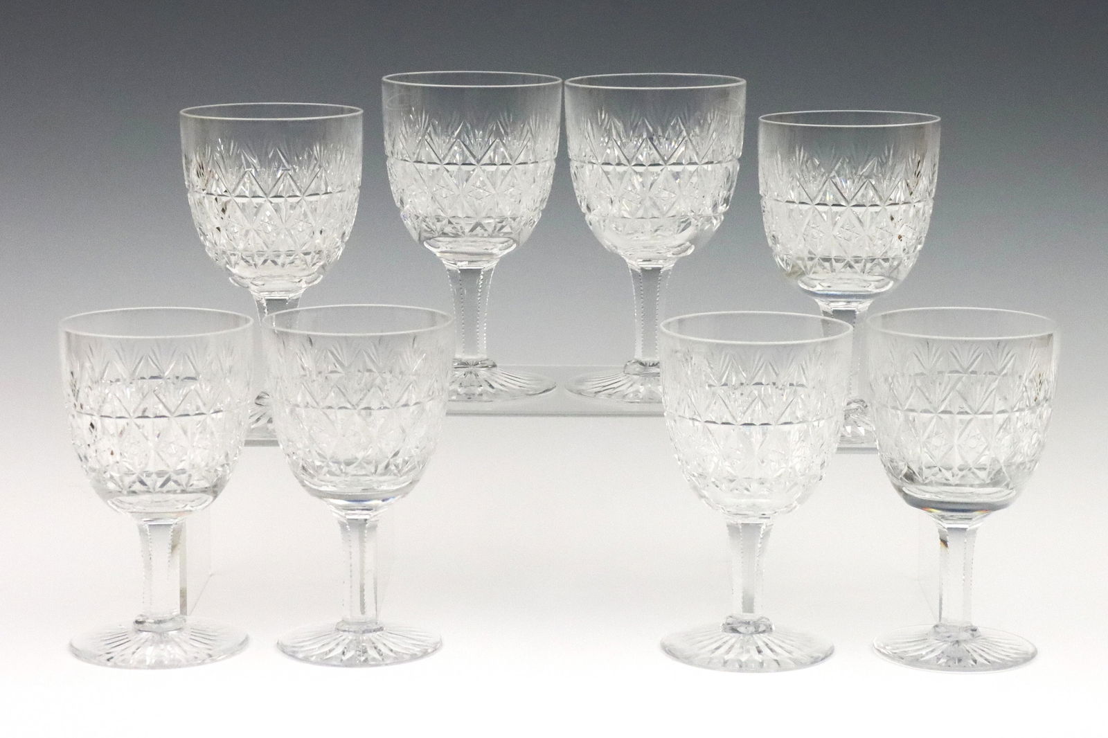 8 Thomas Webb Wellington Crystal Glasses (1 of 4)