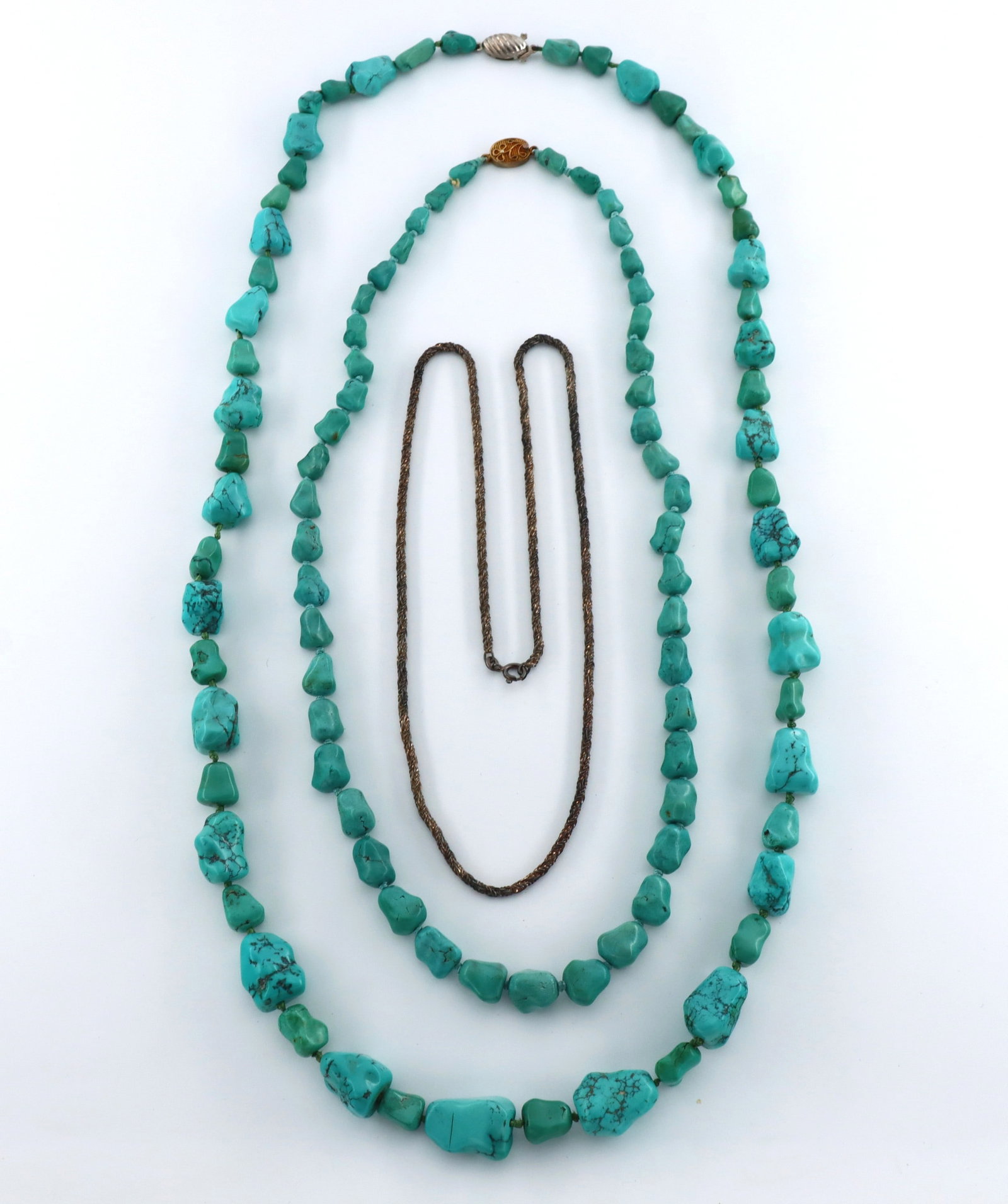 3 Turquoise & Silver Necklaces (1 of 2)
