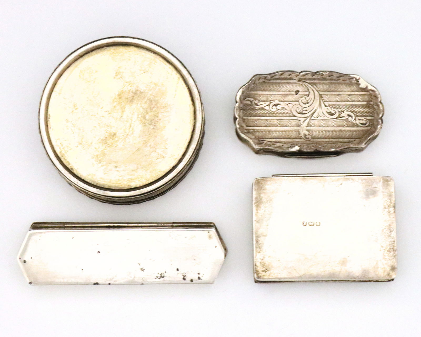 4 Miniature Silver Boxes - 2