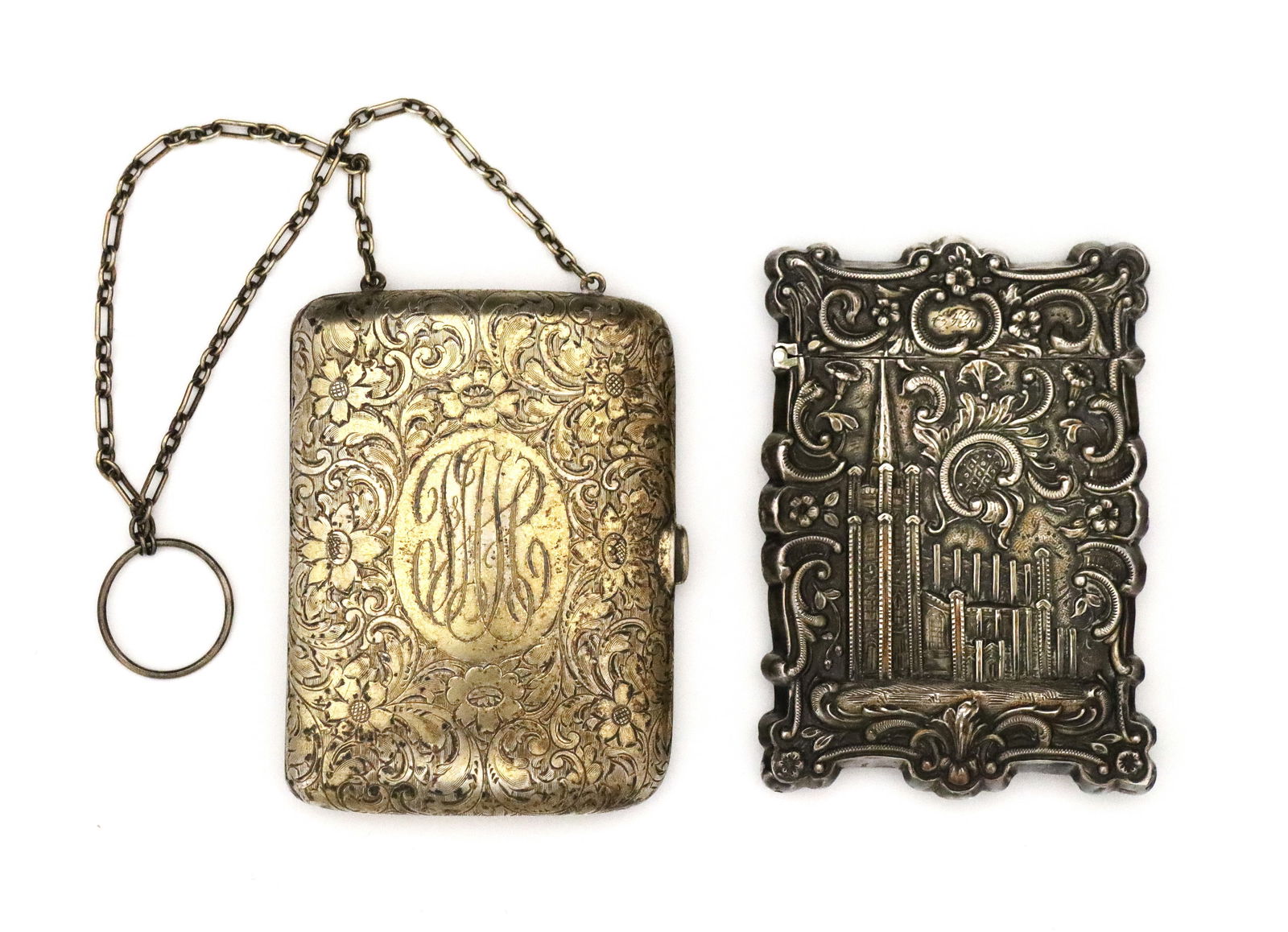 2 American Silver Card Cases (1 of 2)