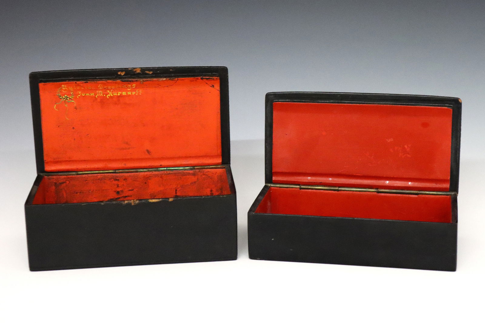 2 Russian Lacquered Boxes - 3