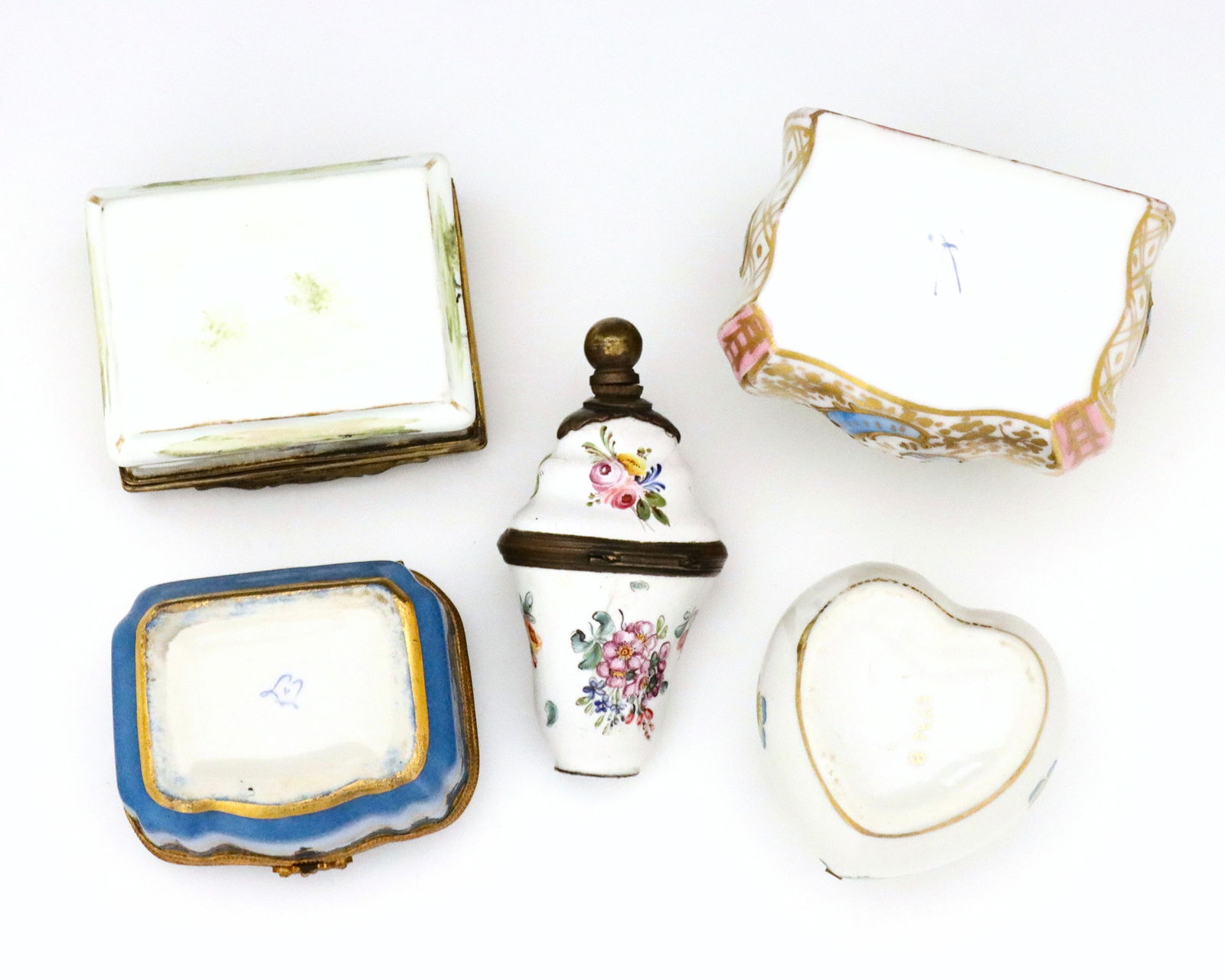5 Porcelain Boxes - 2