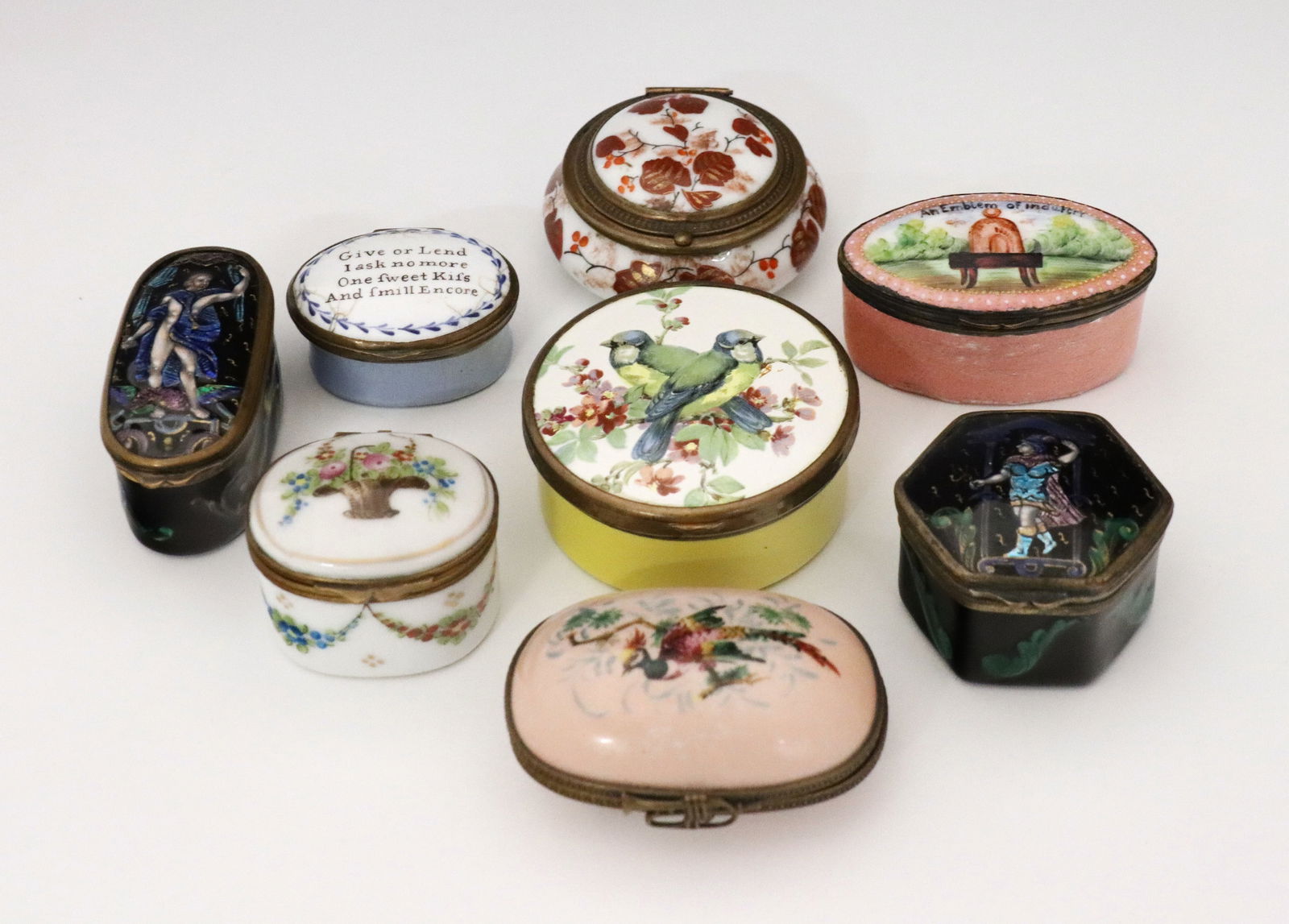 8 Enameled Boxes - 2